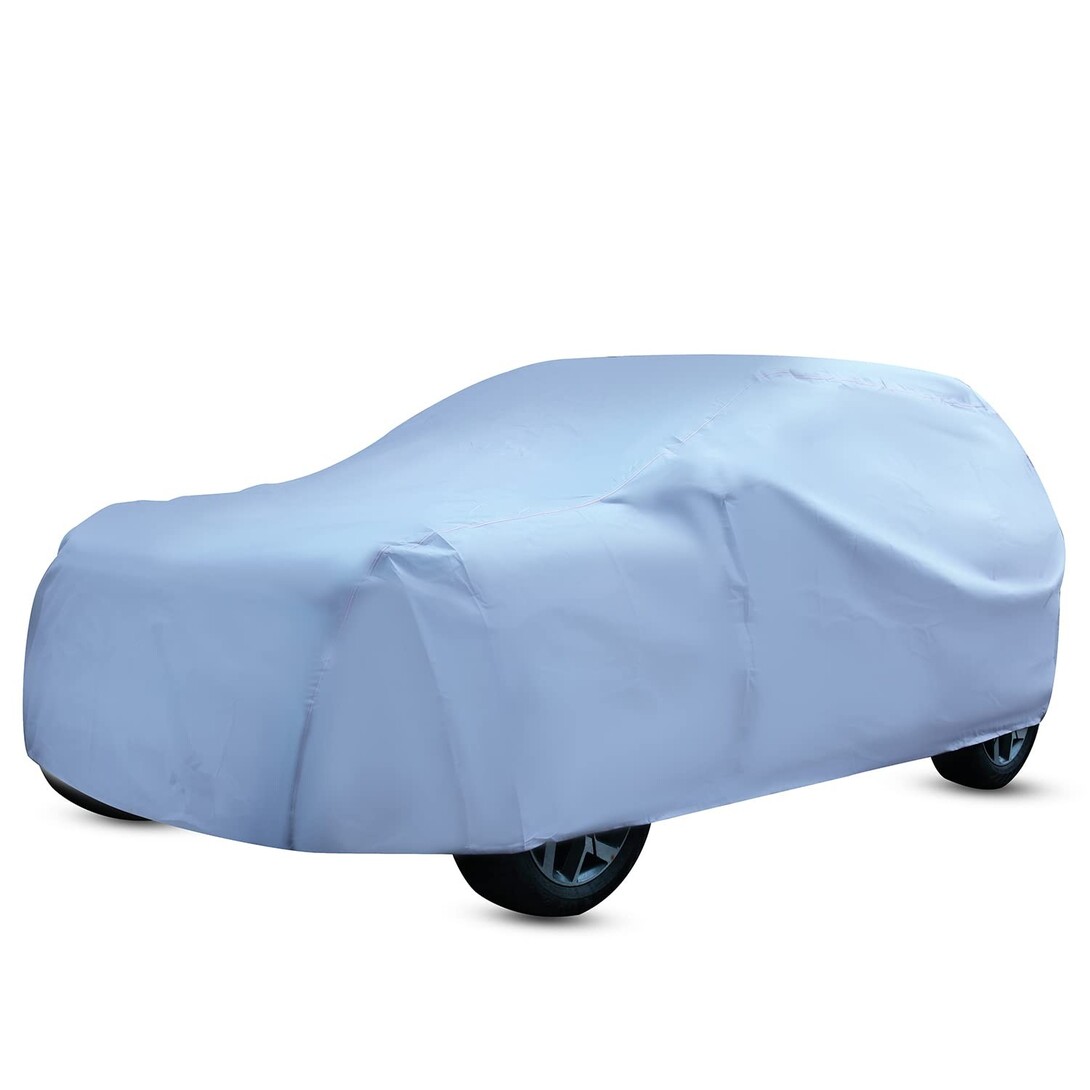Amazon Brand - Solimo SUV Car Cover, White