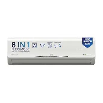 IFB 1.5 Ton 5 Star, New star rated,AI Powered Inverter Split Air Conditioner with Inbuilt WiFi,Hybrid Mode, 8in1 Flexi Mode,Heavy Duty Compressor,Self Clean,100% Copper Tubes,CI195SS32SGM3, White