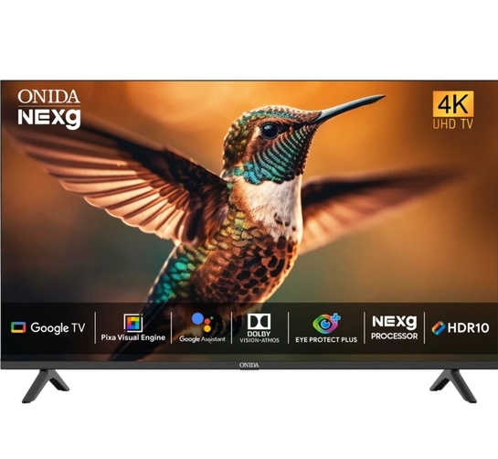 ONIDA  NEXg 139 cm (55 inch) Ultra HD (4K) LED Smart Google TV with Dolby Atmos Vision & HDR10 (55UIG)