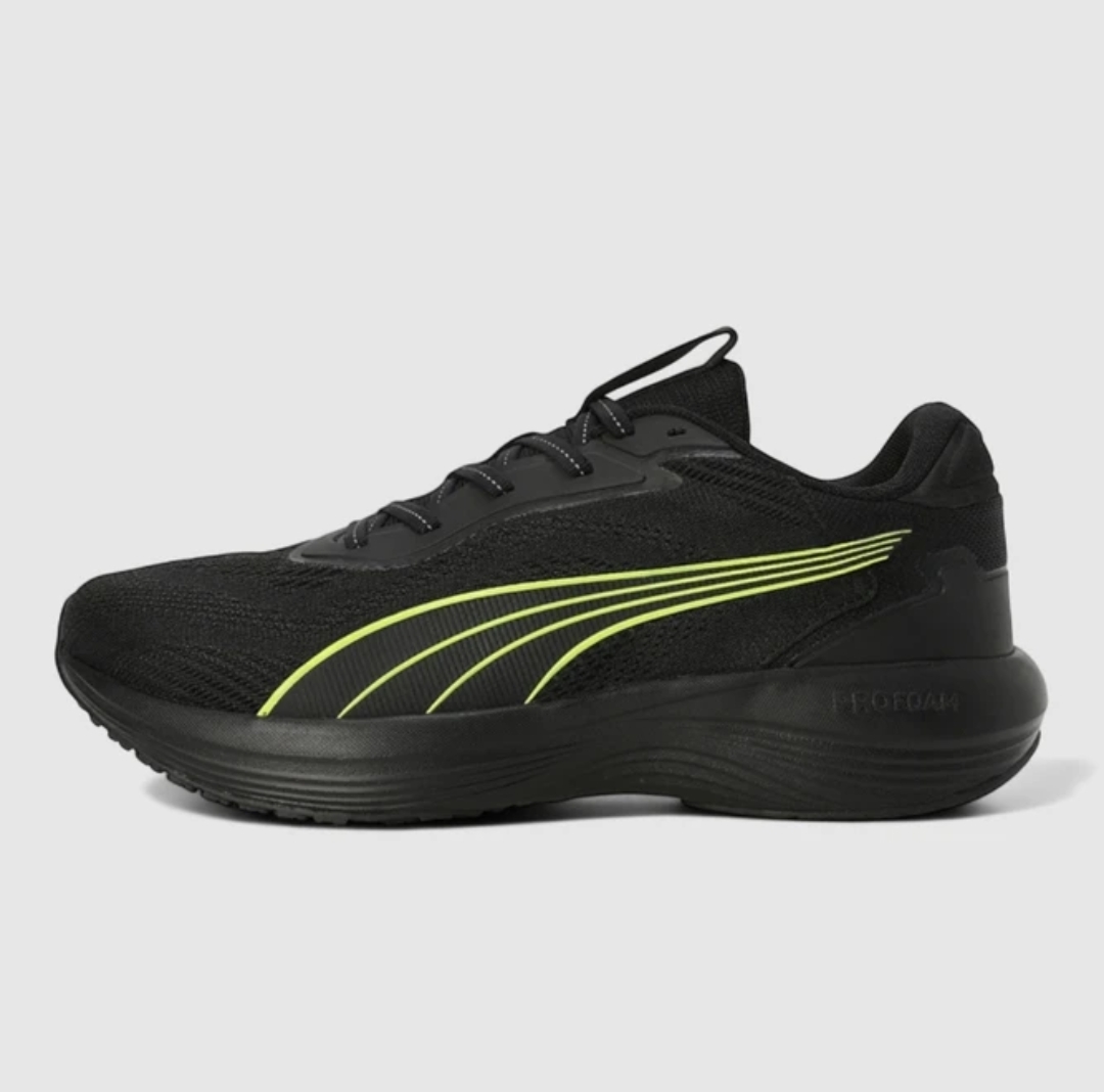 PUMA Galaxis Pro Running Shoes For Men (Black, 9)