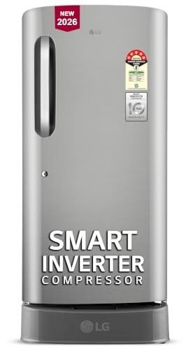 LG 210 L, 5 Star, Smart Inverter, Direct Cool Single Door Refrigerator 