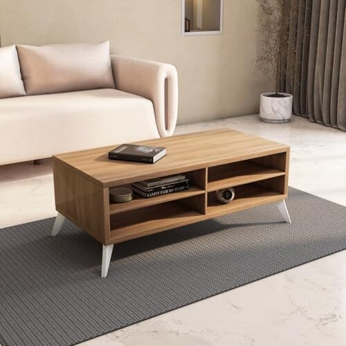 Nilkamal Trixie Center Table | Wooden Coffee Table for Sofa Set