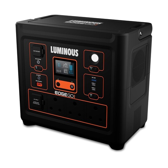 Luminous Edge GO P1000 Portable Power Station | 800W Output | 576 Wh