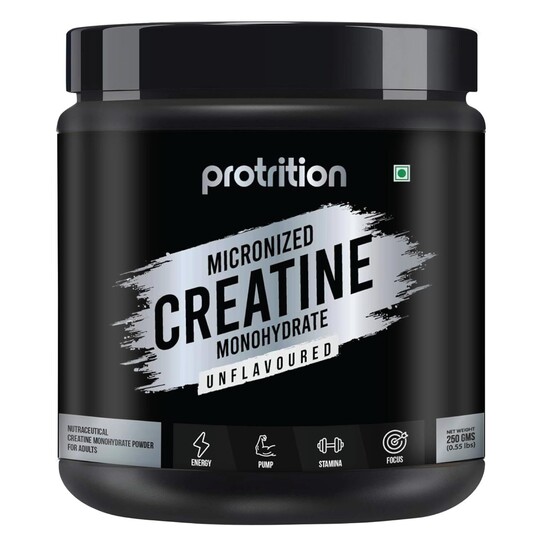 Sample  ₹199 - Micronized Creatine Monohydrate Powder | Unflavoured - 250g (83 Servings)
