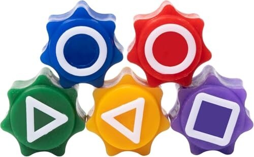 Storio Toys Gonggi Game Set, Stones Plastic Playing Pieces with Storage Case