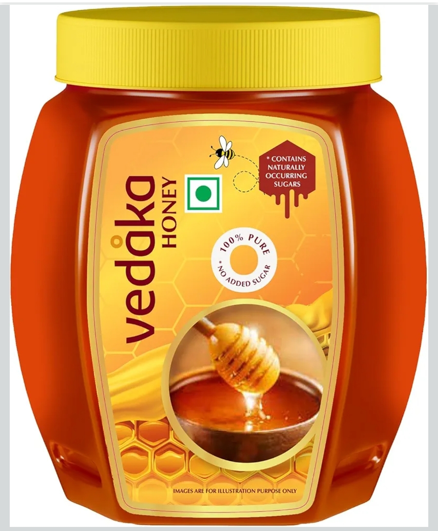 Amazon Brand - Vedaka Honey | 1 Kg | 100% Pure| No Added Sugar | Product of India