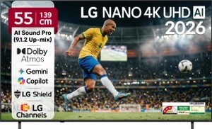 LG 139 cm (55 inch) Ultra HD (4K) LED Smart WebOS TV 2026 Edition wi...more