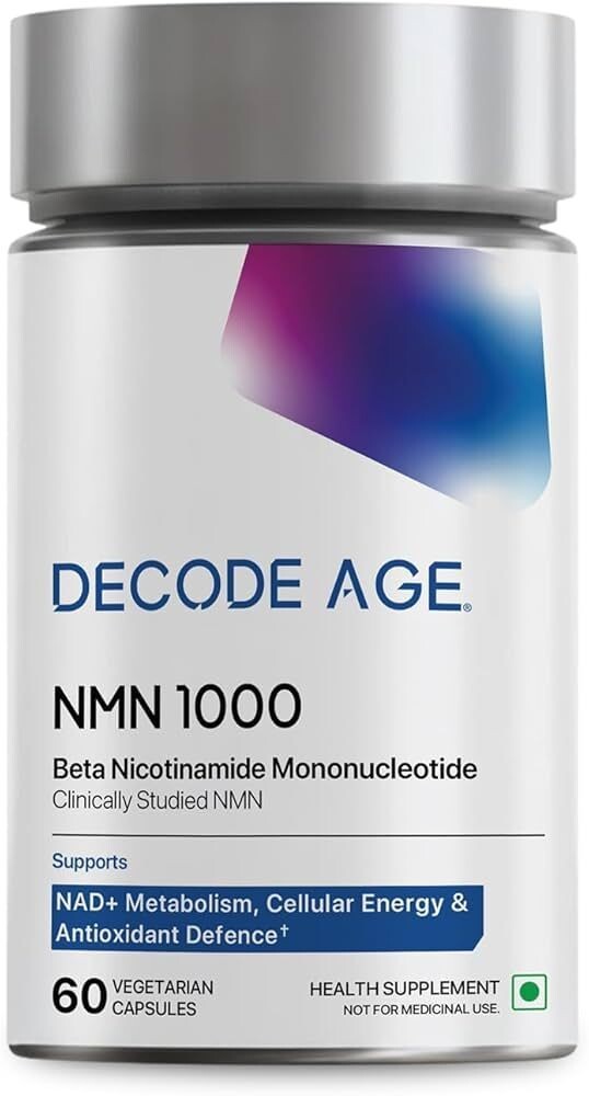 NMN Supplement 1000 mg | 99% Pure NMN for Anti-Aging, NAD+ Boost & Cellular Energy