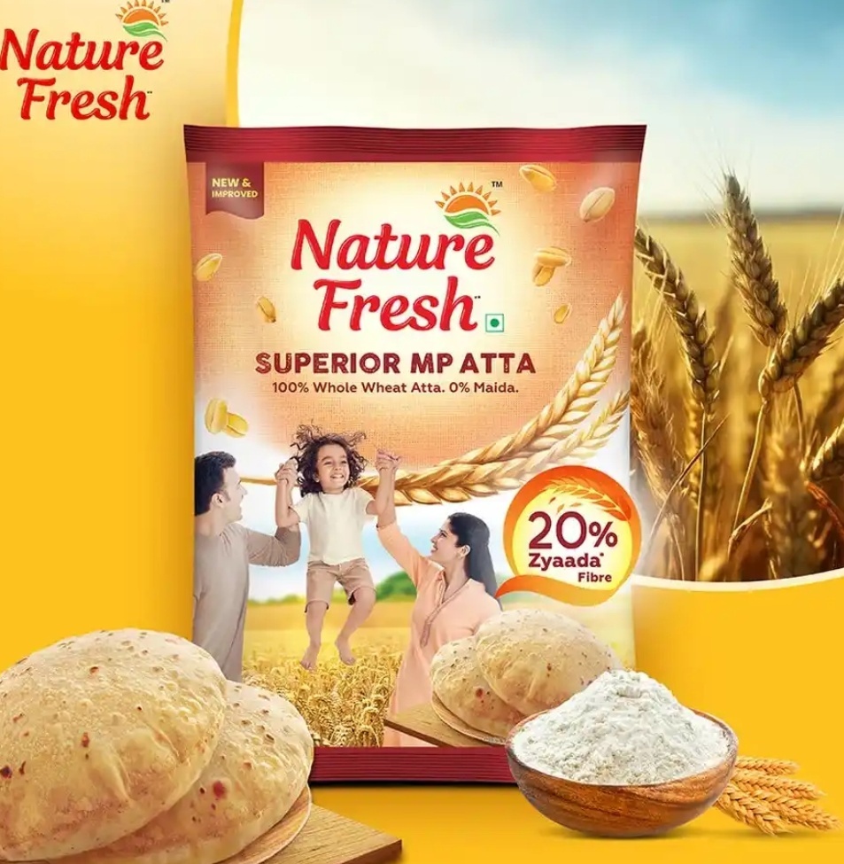 Nature Fresh Sampoorna Chakki Atta  5Kg