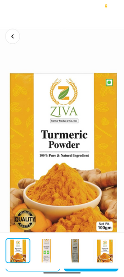 Turmeric (Haldi) powder 100gm @25