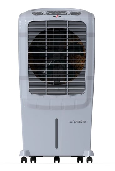 Kenstar 90 L Desert Air Cooler Honeycomb Pads, Anti-Bacterial Protection, Inverter Compatible (Grey, Cool Grande HC 90)
