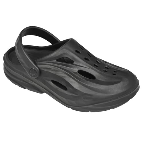 Impakto by Ajanta Men's Classic Casual Clogs/Sandals with Adjustable Back Strap for Adult | Comfortable & Light Weight | Stylish & Anti-Skid | Waterproof & Daily Mules for Gents/Boys