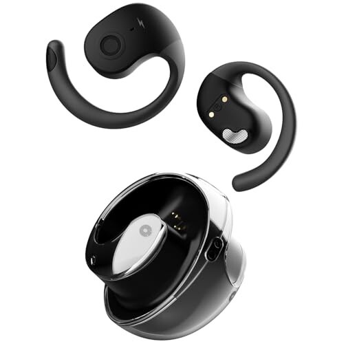Fire-Boltt Newly Launched Aero Glide Open Ear Wireless TWS Earbuds, Black