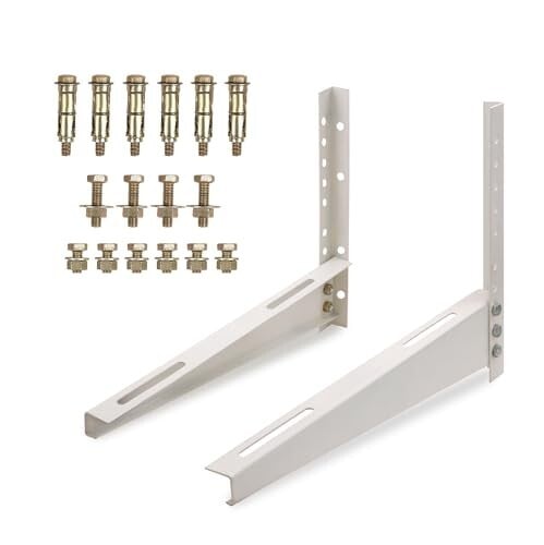Robustt Heavy Duty AC stand | Rust Proof Iron Air Conditioner Outdoor Unit Mounting Bracket, Supports upto 200kg weight- Pack of 1