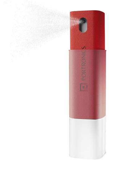 Portronics Swipe 2 Screen Cleaner & Duster with Refillable Spray Bottle