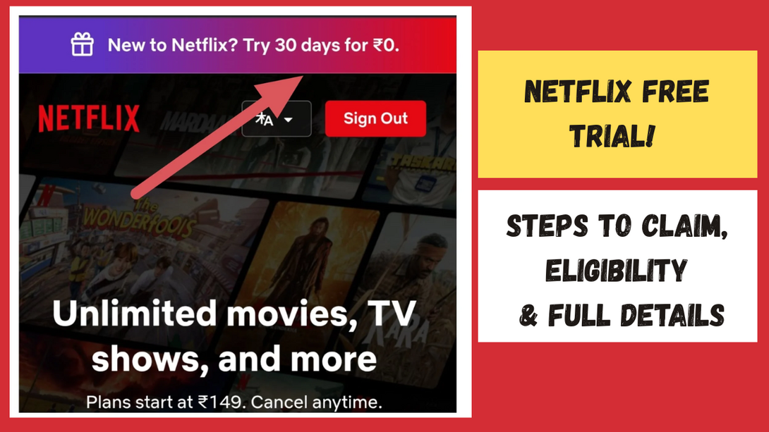 Netflix Free Trial! How to Get Free Netflix, Eligibility & Full Details