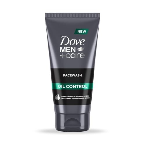 Dove Men + Care|150ml Oil Control facewash|with Kaolin Clay|Soap-free facewash|For Normal to Oily Skin