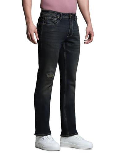 JACK & JONES Men's Regular Fit Jeans | Low Rise | Jeans for Men