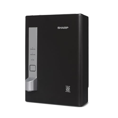 SHARP UV Water Purifier I 5-Stage Purification I CeroSilver Technology | Smart LED Indicators, and Halo Light |Suitable for all water sources I WJ-US004B-ES