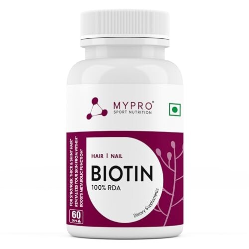 Mypro Sport Nutrition Biotin | Beauty Capsules | Promotes Healthy Hair | Skin & Nails -60 Capsules