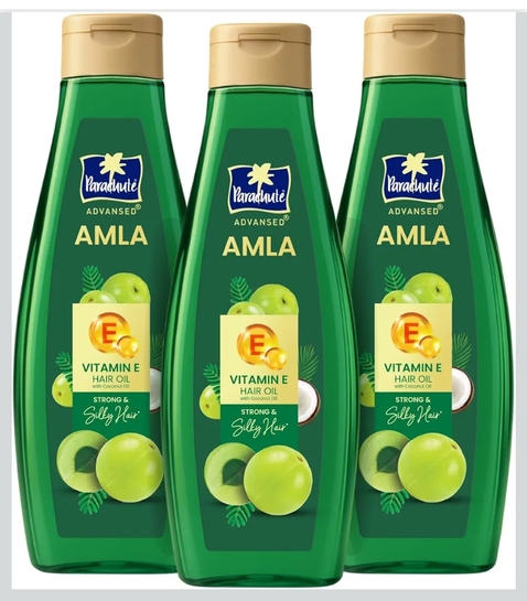 Parachute Advansed Amla Hair Oil with Vitamin E | 500ml x 3| Amla & Vitamin E | For All Hair Types