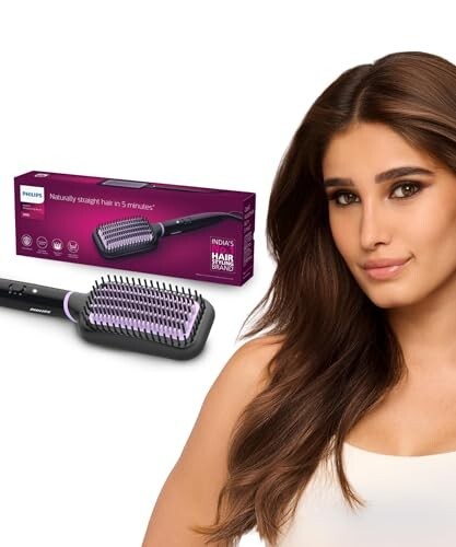 Philips India's No.1 Hair Styling Brand -Hair Straightener Brush