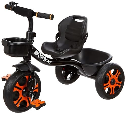 Tricycle for Kids Super - The Choice of Parent’s for 1-5 Years Old, 30kg Max Black