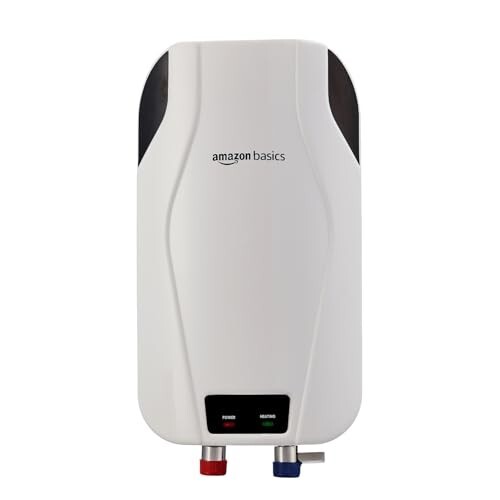 Amazon Basics 3L Instant Water Heater | 3KW | Rust Proof | 4 Level Safety | White