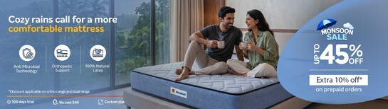 My Sleep Well - Monsoon Sale Up to 45% Off + 10% Off On Prepaid Order