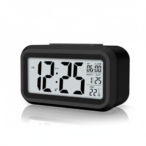 Topski Digital Alarm Clock for Heavy Sleepers, Digital Clock Table Clock for Study Table