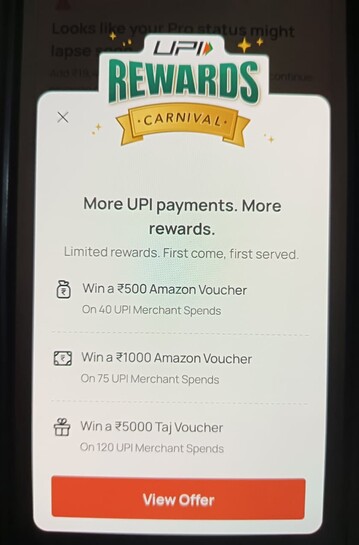 Jupiter UPI Rewards Carnival – Win Assured Amazon & Taj Vouchers Worth Up to ₹5,000!