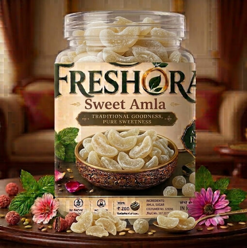Freshora Mouth Freshner - Meetha Amla (200 Grams) (1 Pack at ₹70, 2 Packs at ₹120)