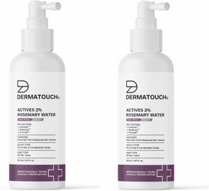Dermatouch Rosemary Water Spray For Hair Growth | Advance 2% Actives Rosemary, Redensyl (100 ml)