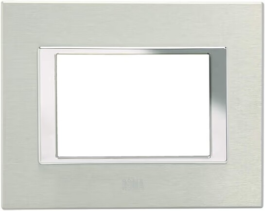 Anchor By Panasonic 66916BA Roma Urban Modular Polycarbonate 16M Square (Brushed Aluminium, Pack of 1)