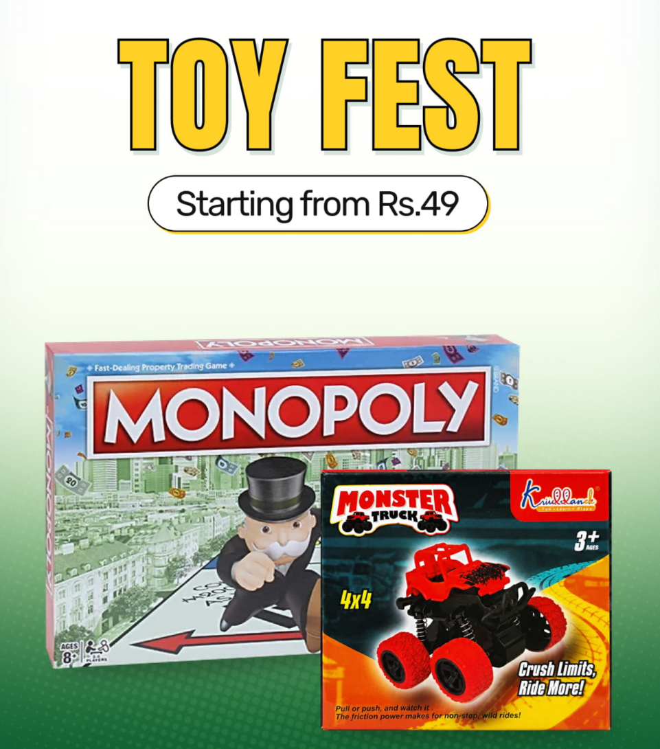 BB : Toy Fest Sale – Toys, Board Games & More Starting @ ₹49