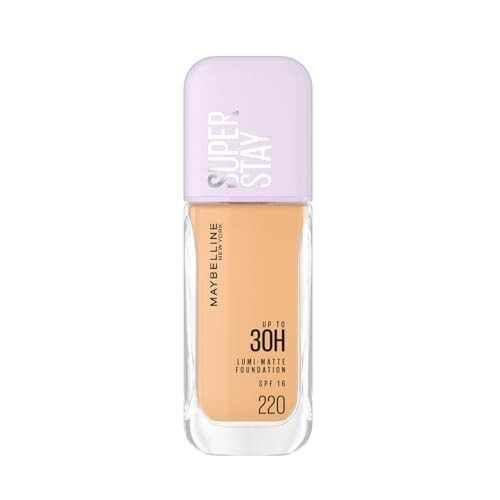 Maybelline New York Super Stay Lumi Matte Liquid Foundation, 220 ml