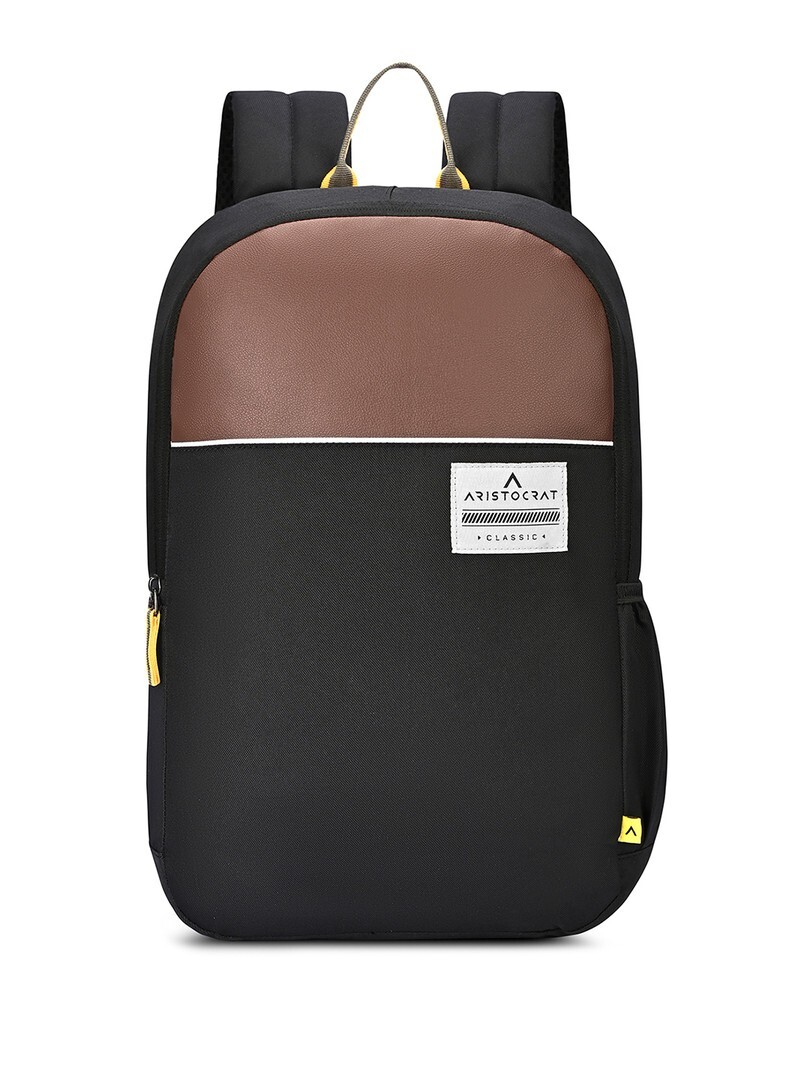 Buy Aristocrat Lava Black 17 Inch Compatible Laptop Backpack 
