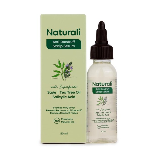 Naturali Anti-Dandruff Scalp Serum With Sage, Tea Tree Oil & Salicylic Acid