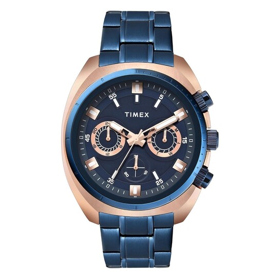 TIMEX Blue Round Dial Analog