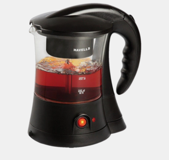 HAVELLS Crystal Coffee Maker (Black, Trasparent)