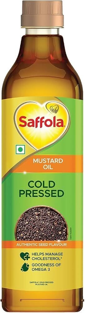 Saffola Cold Pressed Mustard Oil  [Buy 4 get ₹115 Cashback]