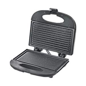 [Liveshop exclusive] Prestige PGFSP - Spatter Coated Non-stick Sandwich Toasters With fixed Plate Grill Sandwich Maker (Black)