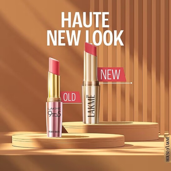 [Expired] LAKMÉ LAKM Lakme Powerplay Priming Matte Lipstick Roseatte Red, 3.6g 