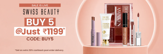 Swiss beauty-Buy 5 @ Just 1199
