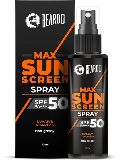 Beardo Max Sunscreen SPF 50 & PA+++ Spray for Men