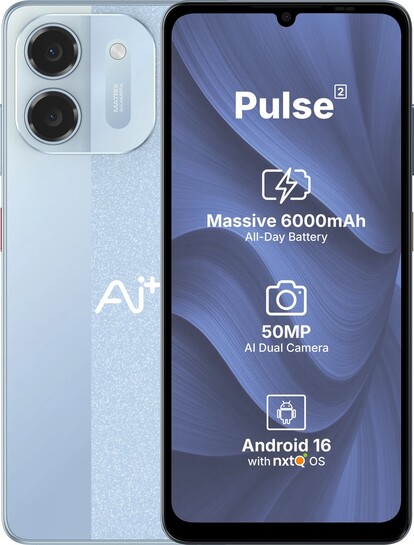 Ai+ Pulse 2 (Blue, 64 GB) (4GB)