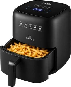 Inalsa Nutri Fry 3.5 Ltr |1400W|AirFry, Bake, Grill, Roast, Reheat, Dehydrate Digital Air Fryer (3.5 L)