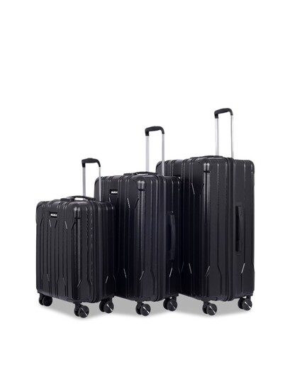 Killer Set Of 3 Hard Sided Trolley Bag - Trolley Bag for Unisex 31221154 