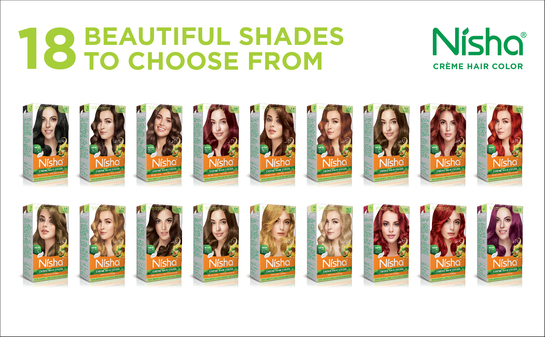 Nisha Cream Hair colors (7 Shade Options)