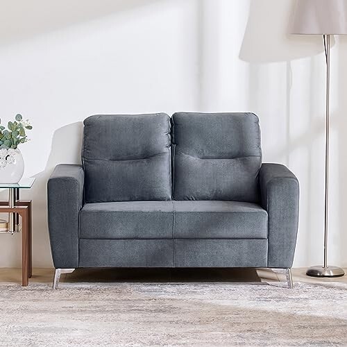Home Centre | Helios Vive Fabric 2-Seater Sofa [Icici Bank CC NCEMI]